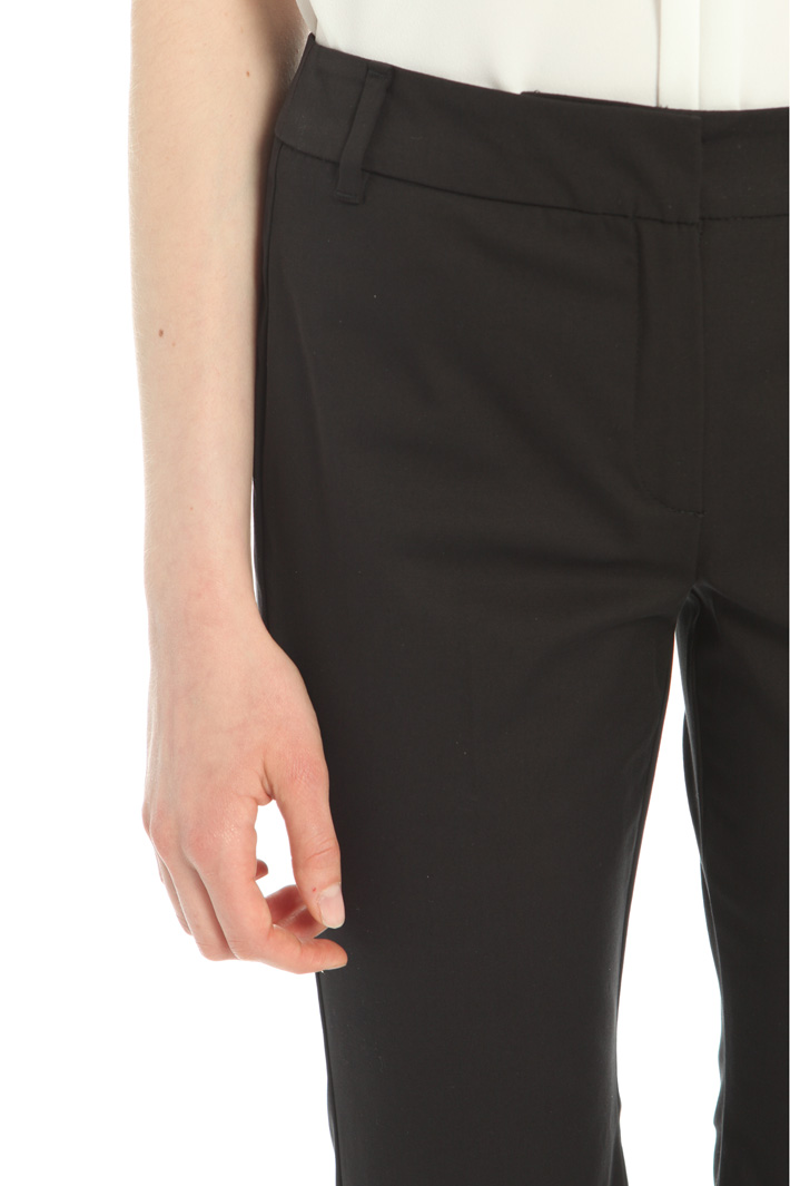 Flared cotton trousers Intrend Flared cotton trousers Intrend