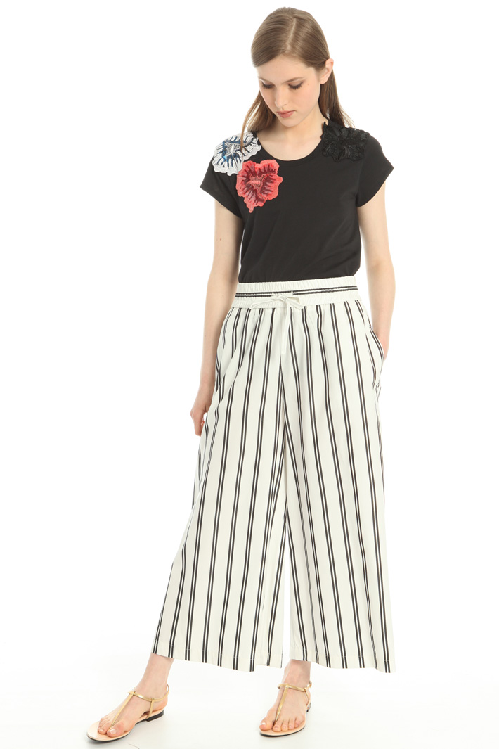 Wide poplin trousers Intrend Wide poplin trousers Intrend