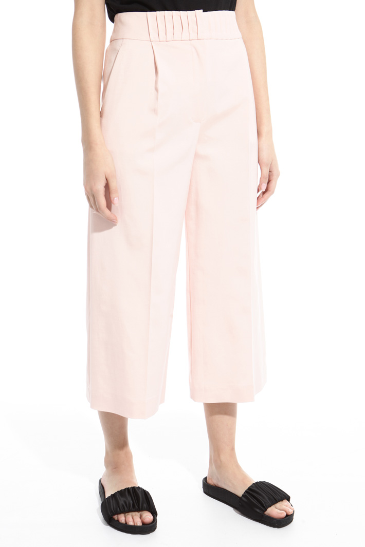 Cropped faille trousers Intrend Cropped faille trousers Intrend
