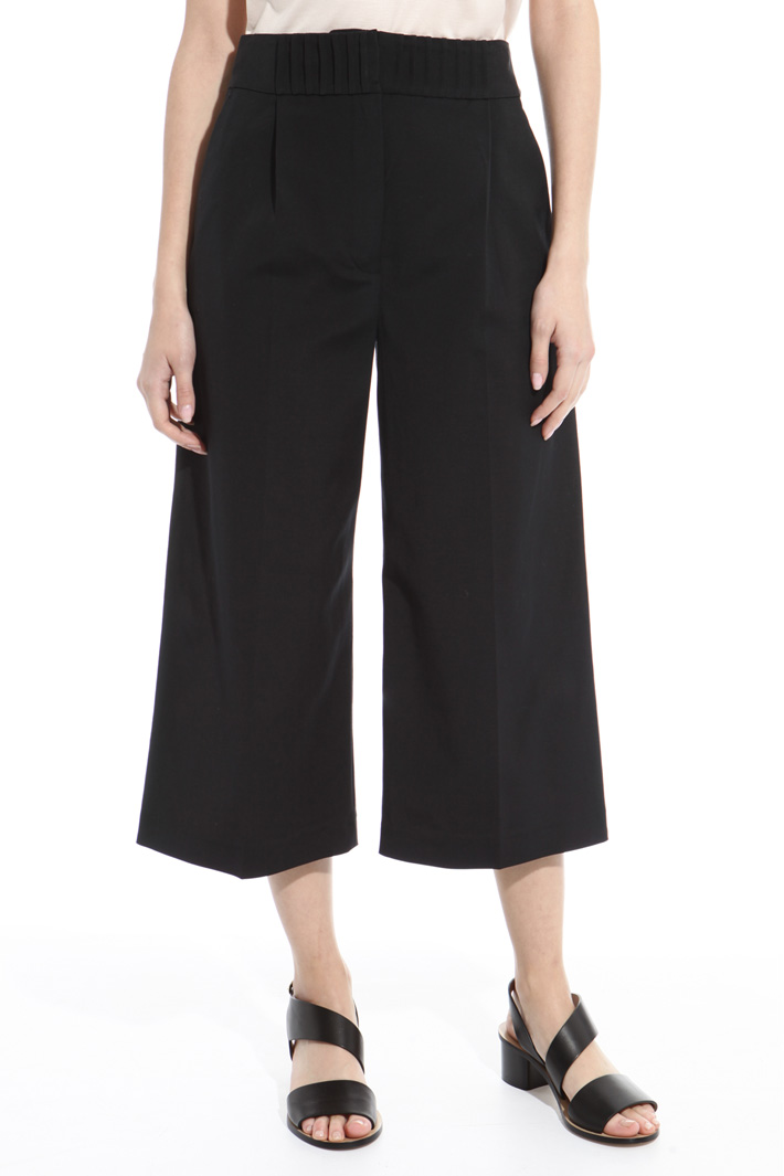 Cropped faille trousers Intrend Cropped faille trousers Intrend
