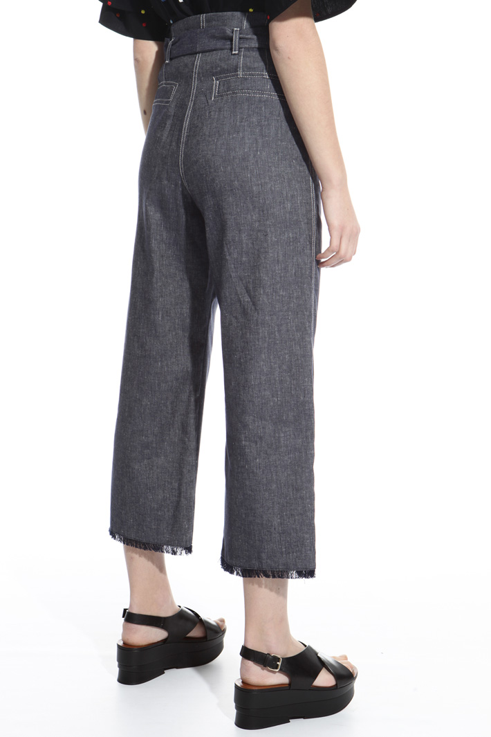 High-waisted fringe trousers Intrend High-waisted fringe trousers Intrend