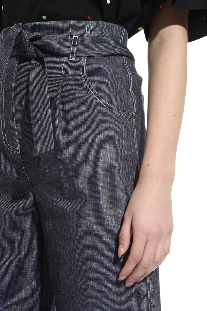 High-waisted fringe trousers Intrend High-waisted fringe trousers Intrend