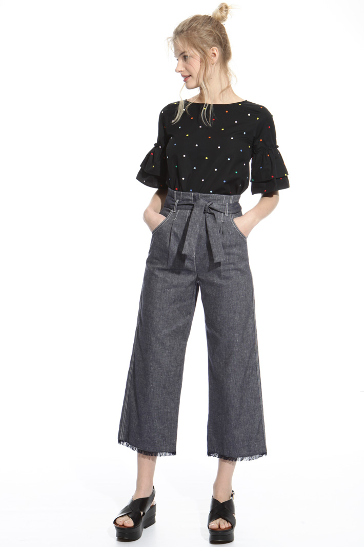 High-waisted fringe trousers Intrend High-waisted fringe trousers Intrend
