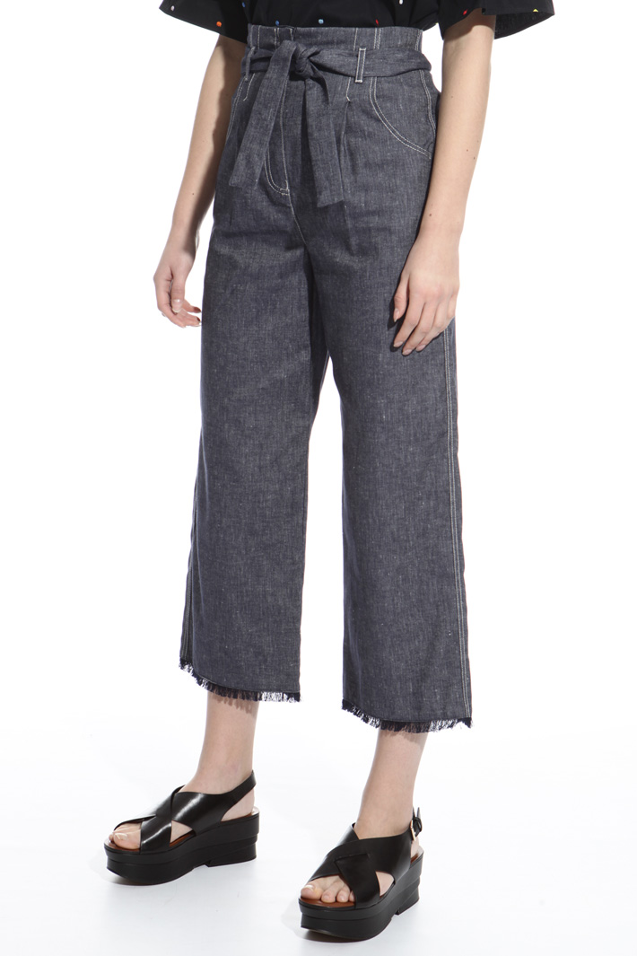 High-waisted fringe trousers Intrend High-waisted fringe trousers Intrend