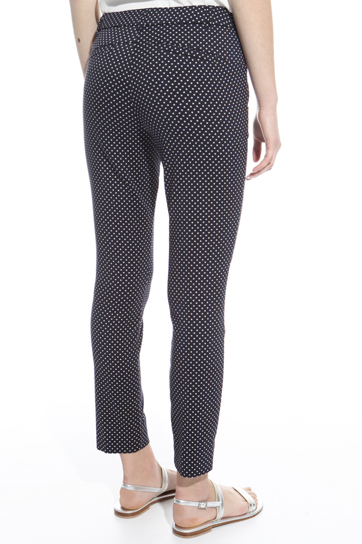 Fitted jacquard trousers Intrend Fitted jacquard trousers Intrend
