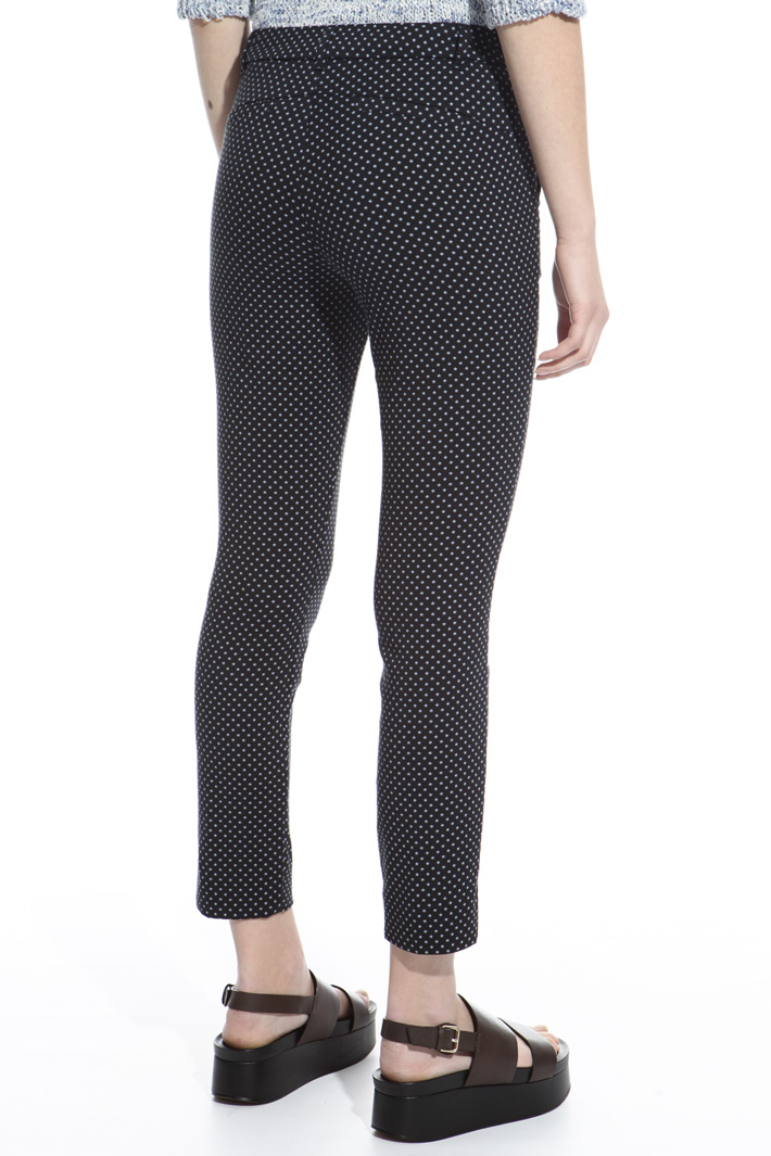 Fitted jacquard trousers Intrend Fitted jacquard trousers Intrend
