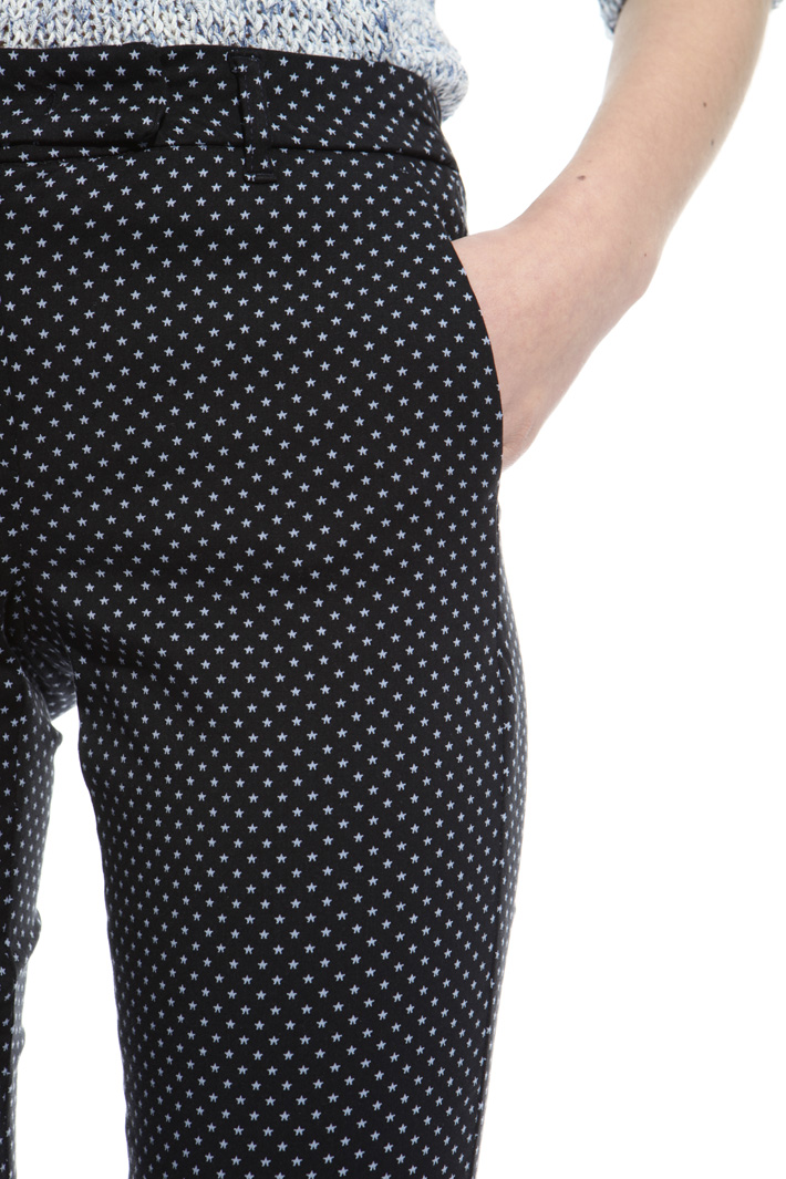 Fitted jacquard trousers Intrend Fitted jacquard trousers Intrend