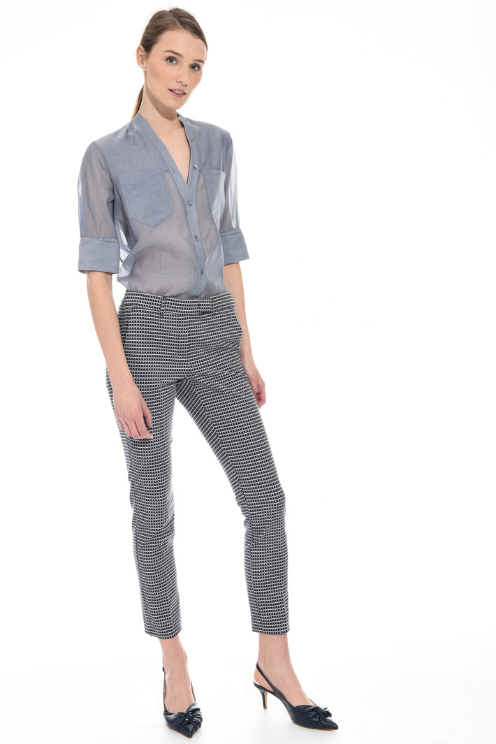 Pantalone aderente jacquard Intrend Pantalone aderente jacquard Intrend