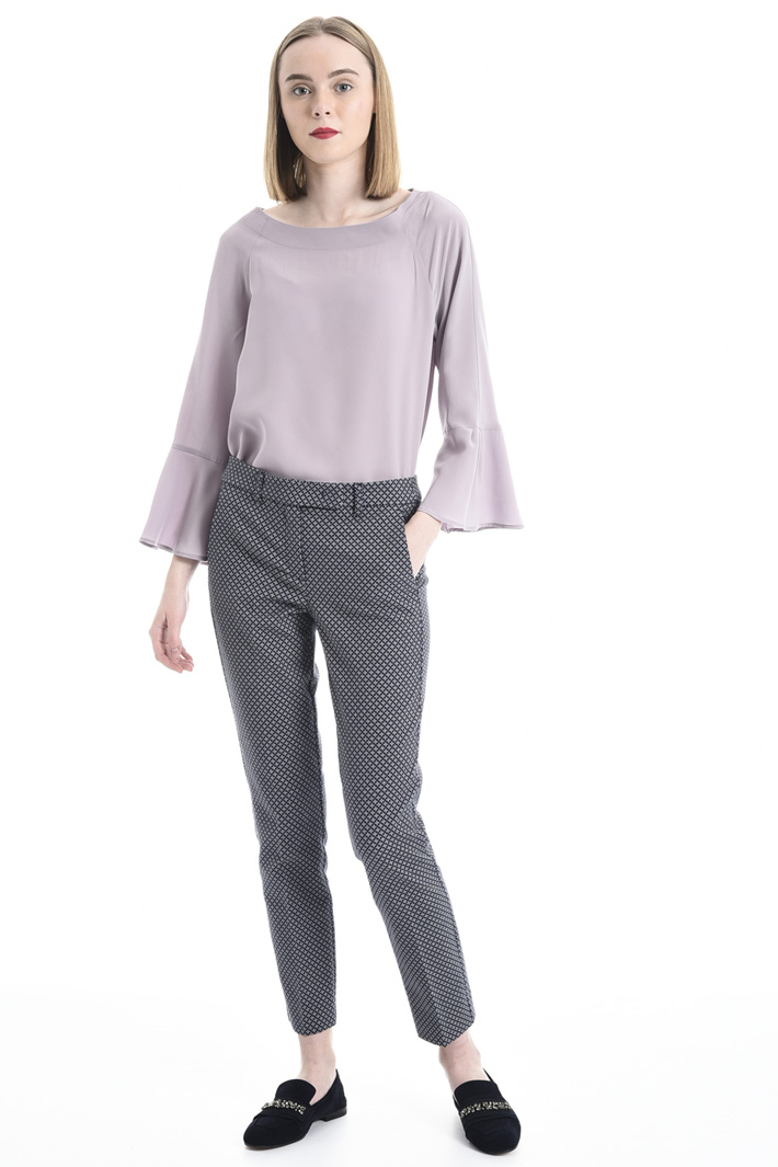 Pantalone aderente jacquard Intrend Pantalone aderente jacquard Intrend
