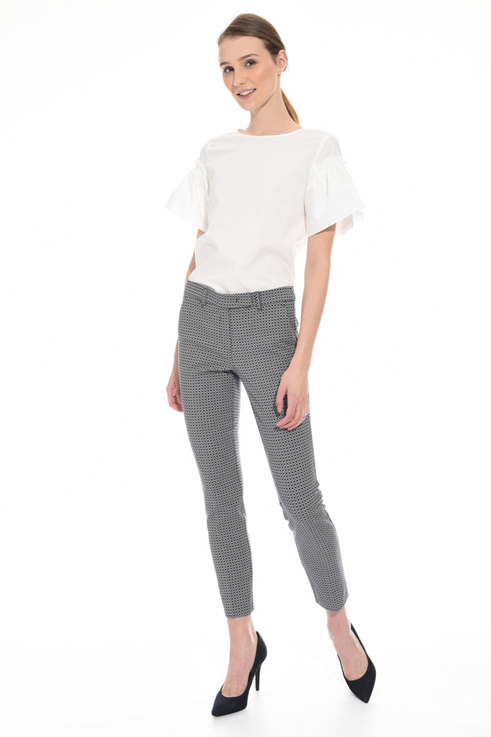 Pantalone aderente jacquard Intrend Pantalone aderente jacquard Intrend