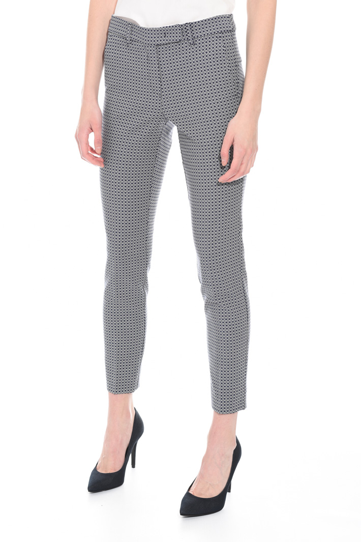 Pantalone aderente jacquard Intrend Pantalone aderente jacquard Intrend