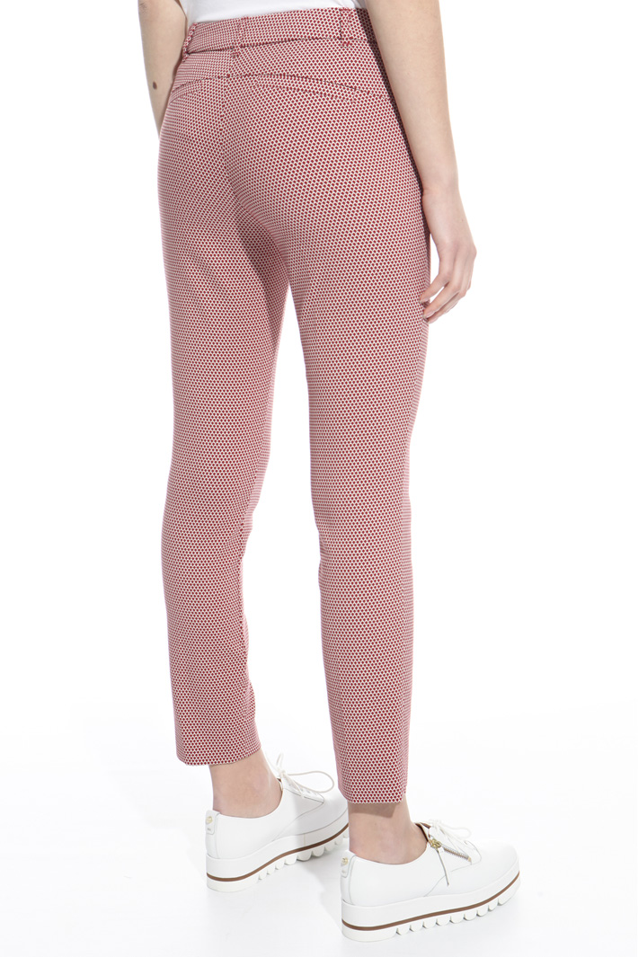 Fitted jacquard trousers Intrend Fitted jacquard trousers Intrend