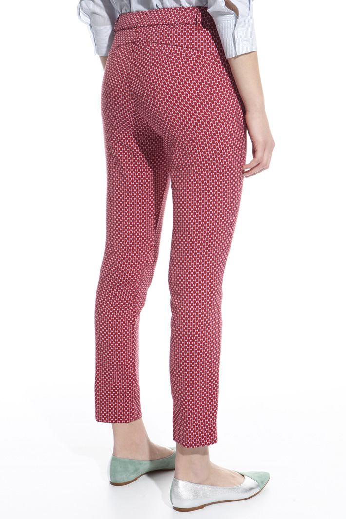 Fitted jacquard trousers Intrend Fitted jacquard trousers Intrend