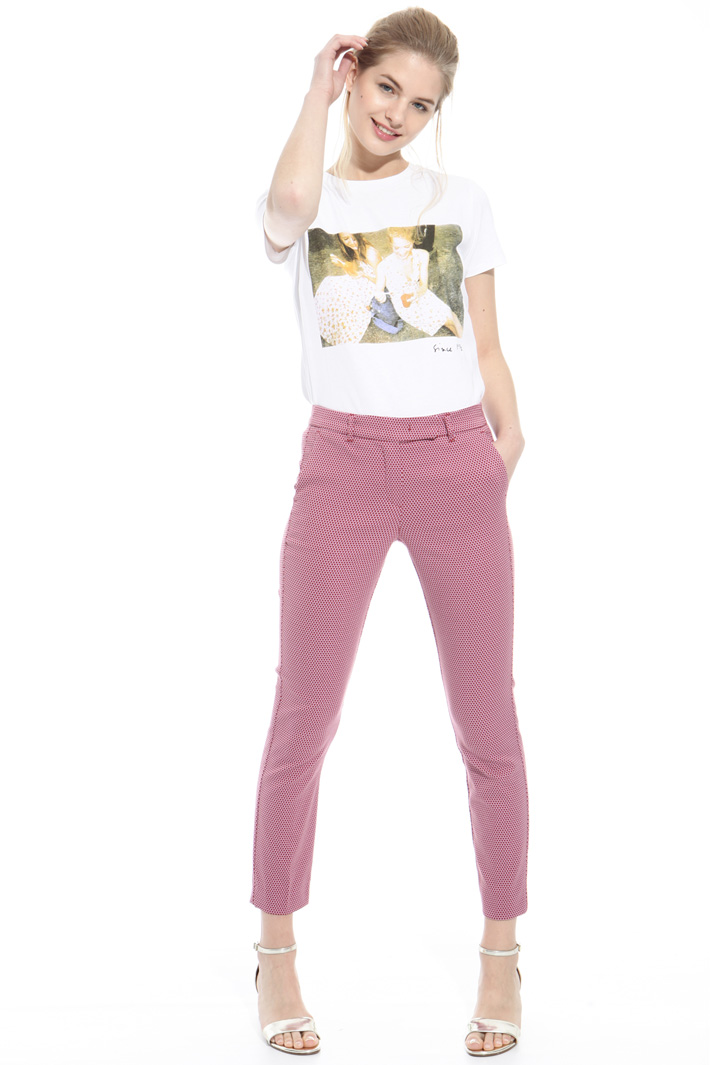 Fitted jacquard trousers Intrend Fitted jacquard trousers Intrend