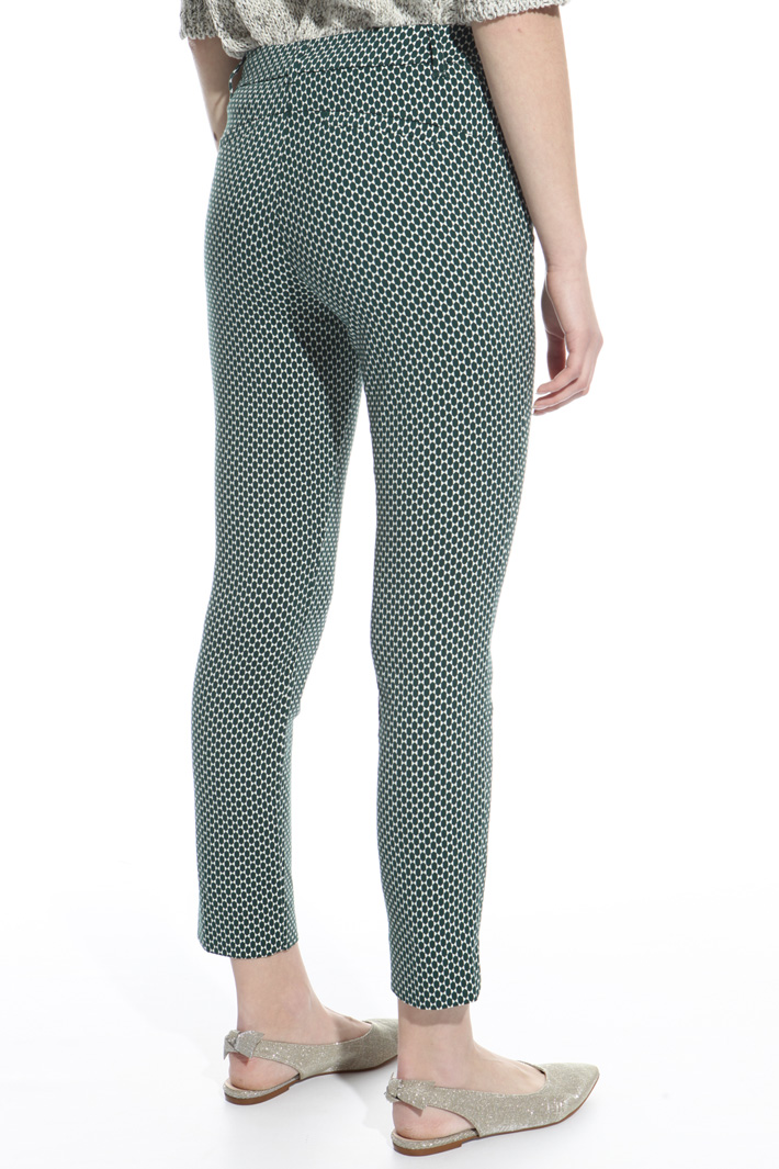 Fitted jacquard trousers Intrend Fitted jacquard trousers Intrend