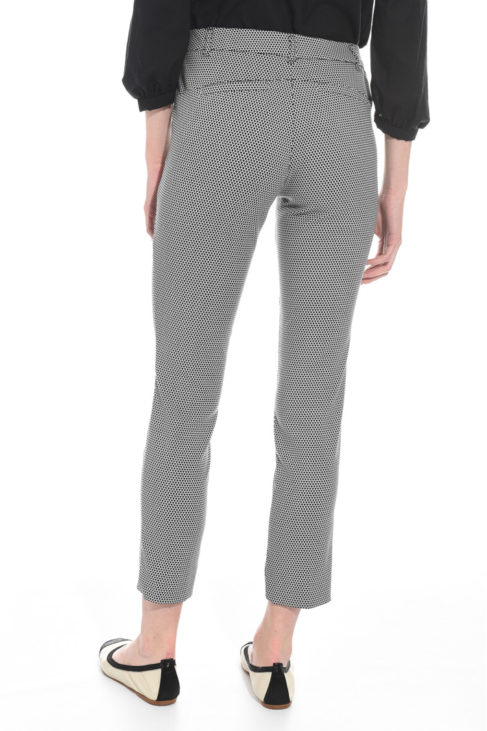 Fitted jacquard trousers Intrend Fitted jacquard trousers Intrend