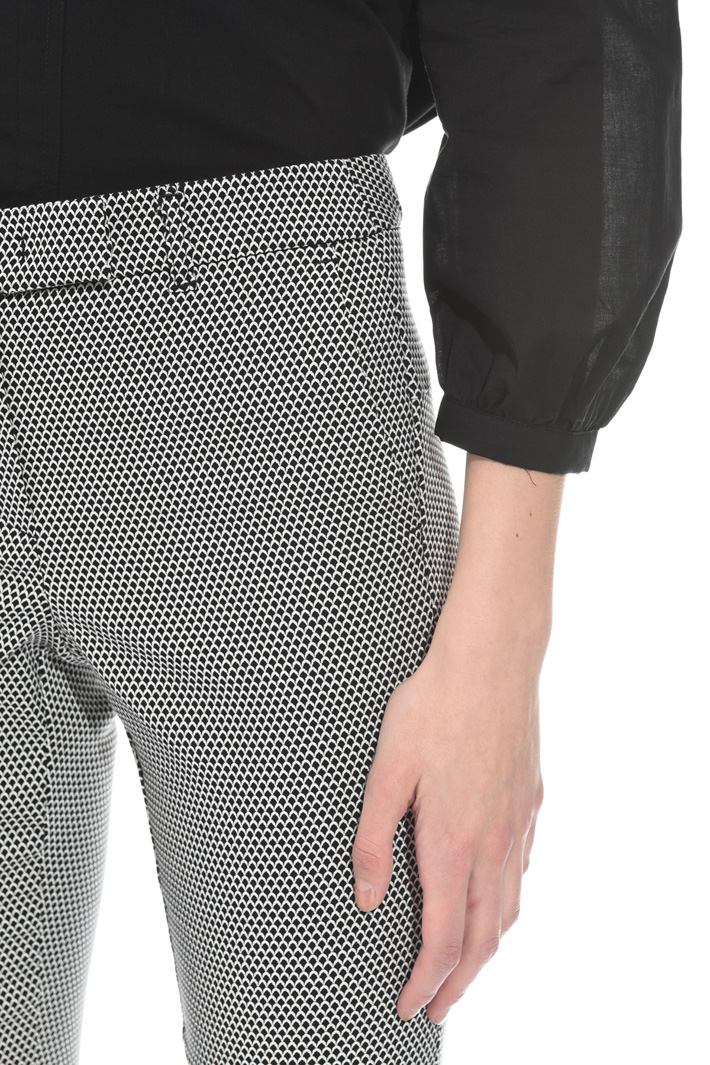 Fitted jacquard trousers Intrend Fitted jacquard trousers Intrend