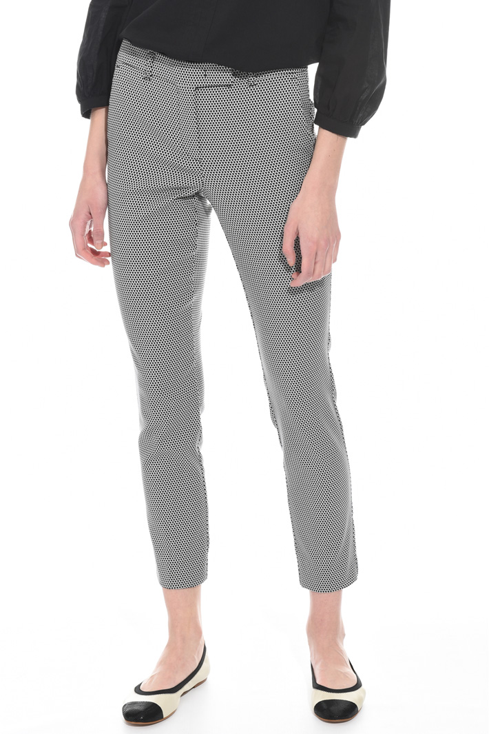 Fitted jacquard trousers Intrend Fitted jacquard trousers Intrend