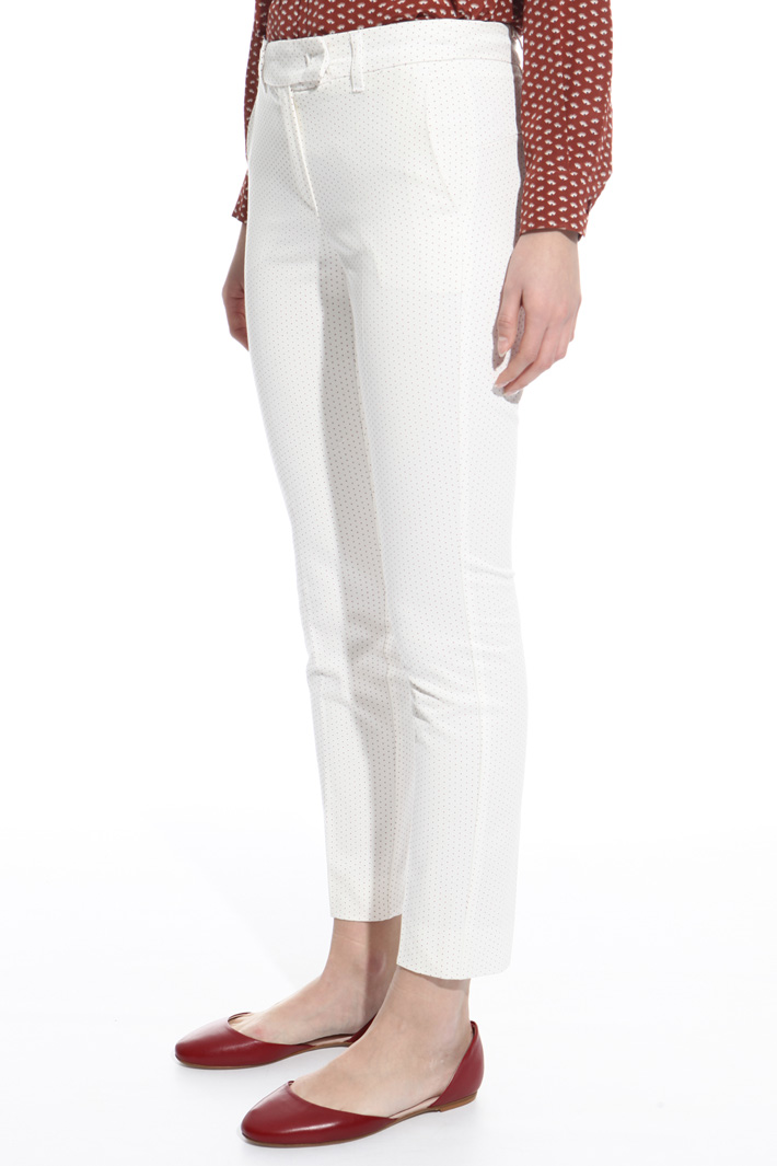 Fitted jacquard trousers Intrend Fitted jacquard trousers Intrend