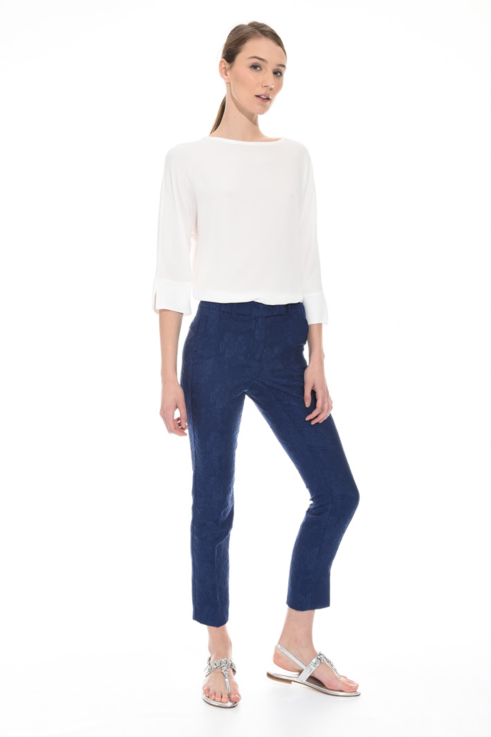 Pantalone aderente jacquard Intrend Pantalone aderente jacquard Intrend