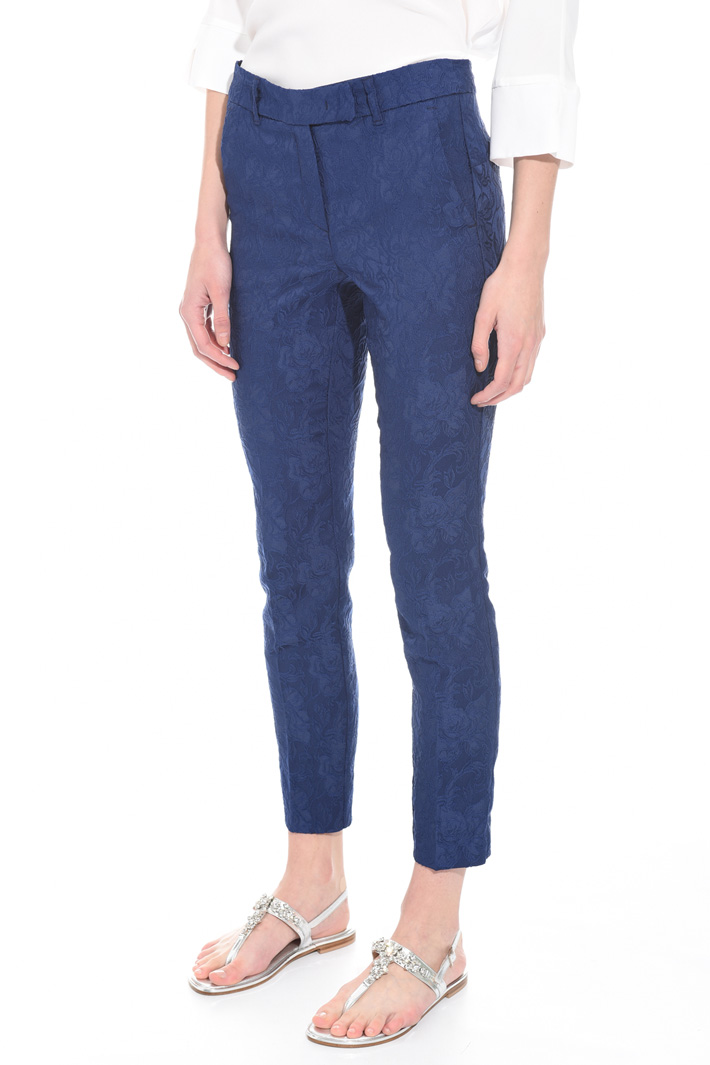 Pantalone aderente jacquard Intrend Pantalone aderente jacquard Intrend