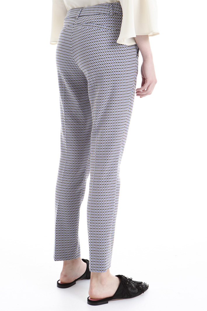 Fitted jacquard trousers Intrend Fitted jacquard trousers Intrend