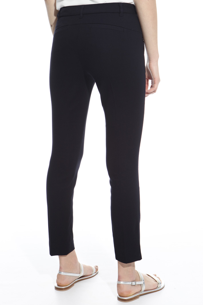 Fitted jacquard trousers Intrend Fitted jacquard trousers Intrend
