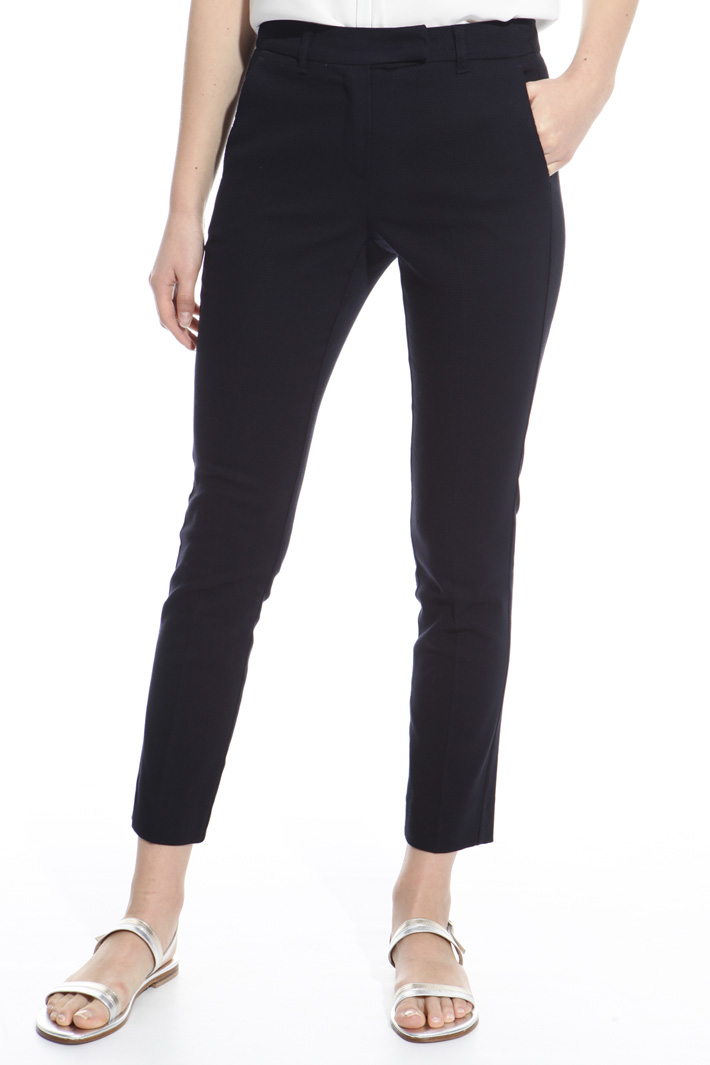 Fitted jacquard trousers Intrend Fitted jacquard trousers Intrend
