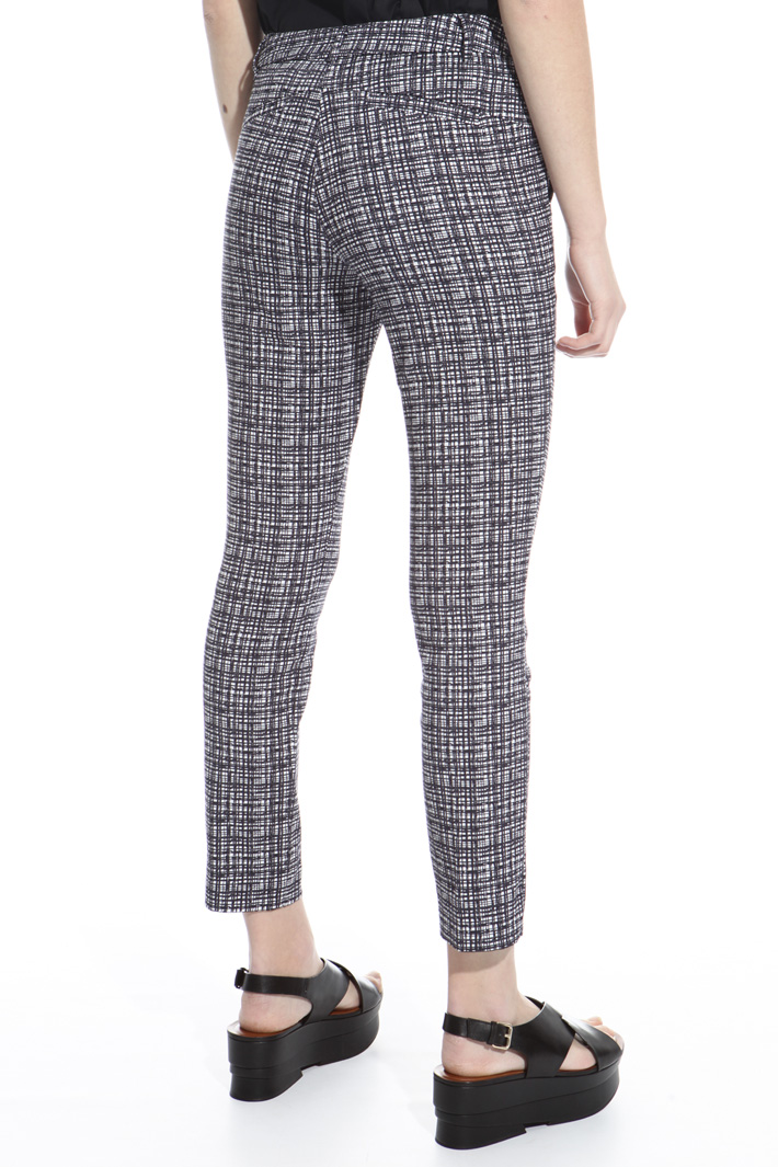 Fitted jacquard trousers Intrend Fitted jacquard trousers Intrend