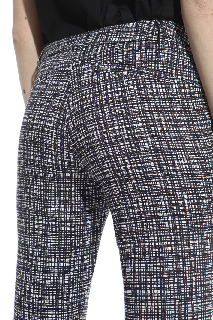 Fitted jacquard trousers Intrend Fitted jacquard trousers Intrend