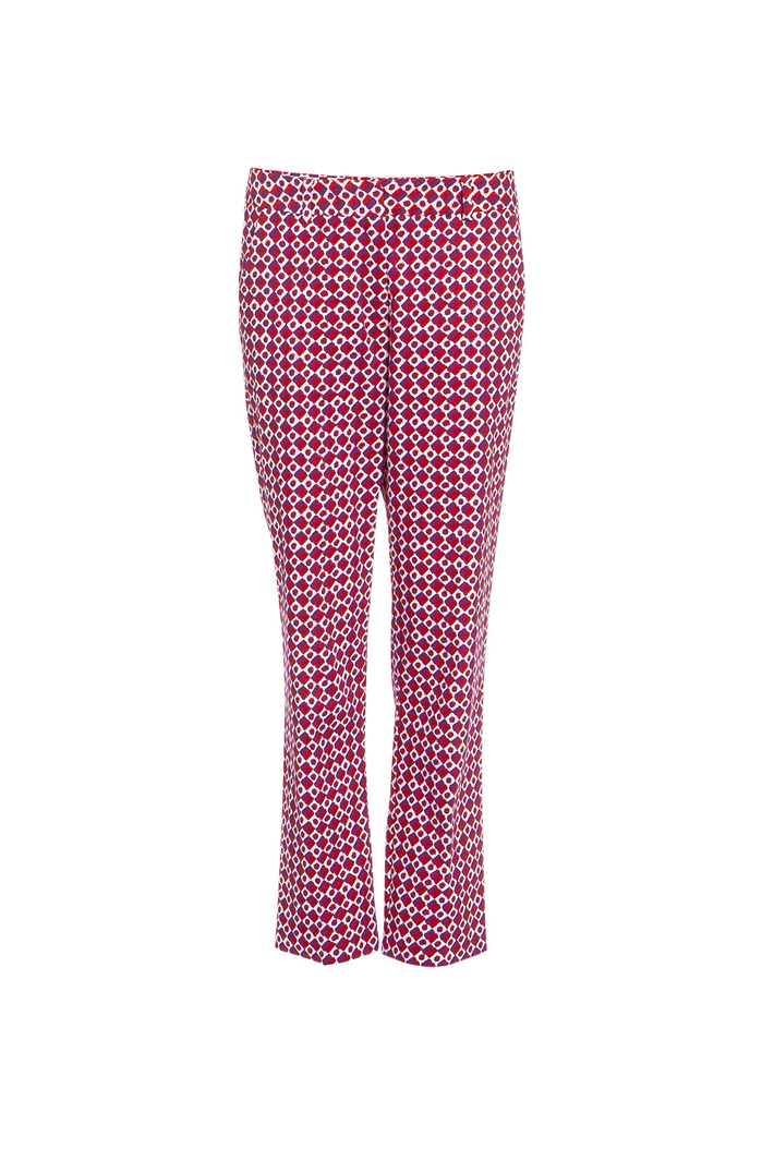 Printed cotton trousers Intrend Printed cotton trousers Intrend
