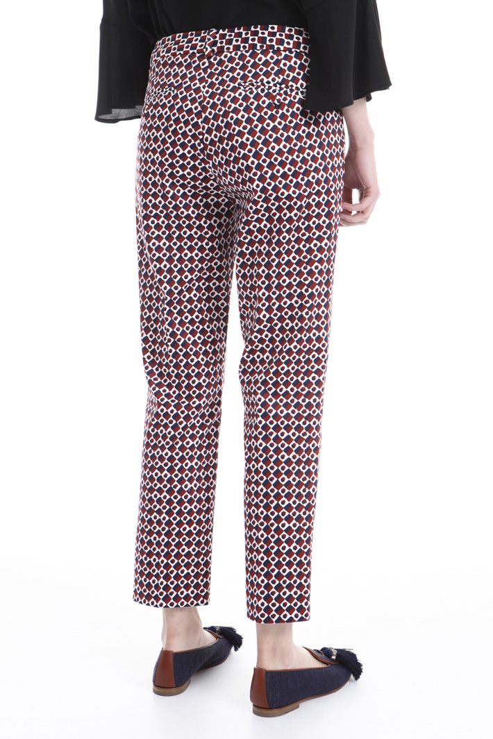 Pantalone in cotone stampato Intrend Pantalone in cotone stampato Intrend