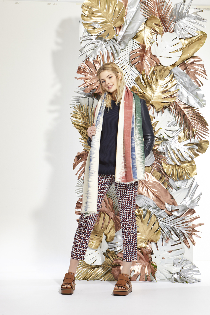 Pantalone in cotone stampato Intrend Pantalone in cotone stampato Intrend