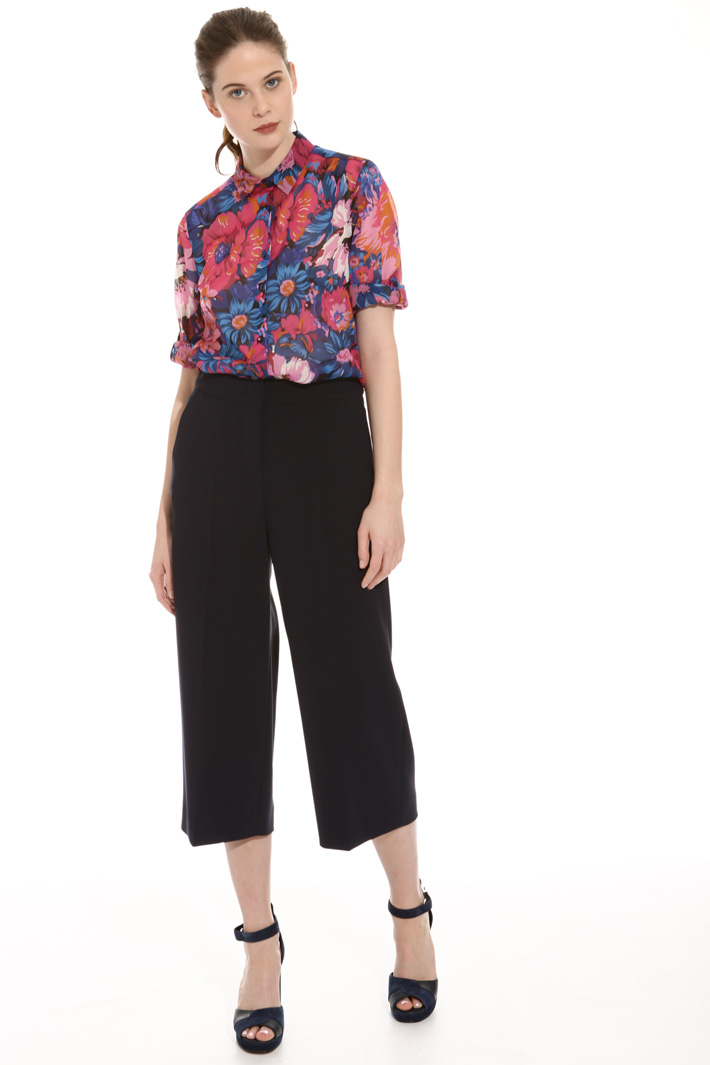 Cropped cady trousers Intrend Cropped cady trousers Intrend