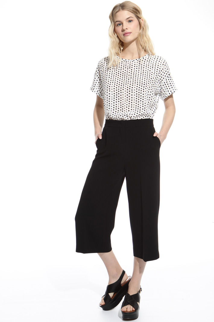 Cropped cady trousers Intrend Cropped cady trousers Intrend