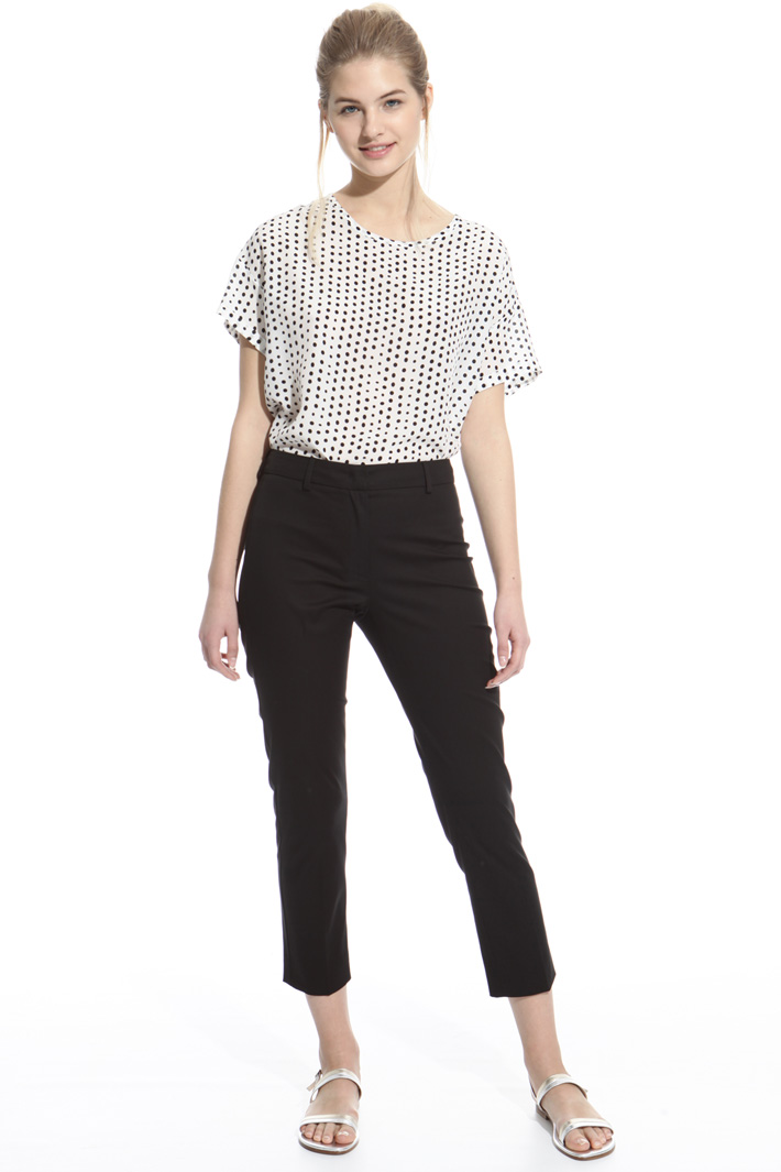 Capri trousers in cotton Intrend Capri trousers in cotton Intrend