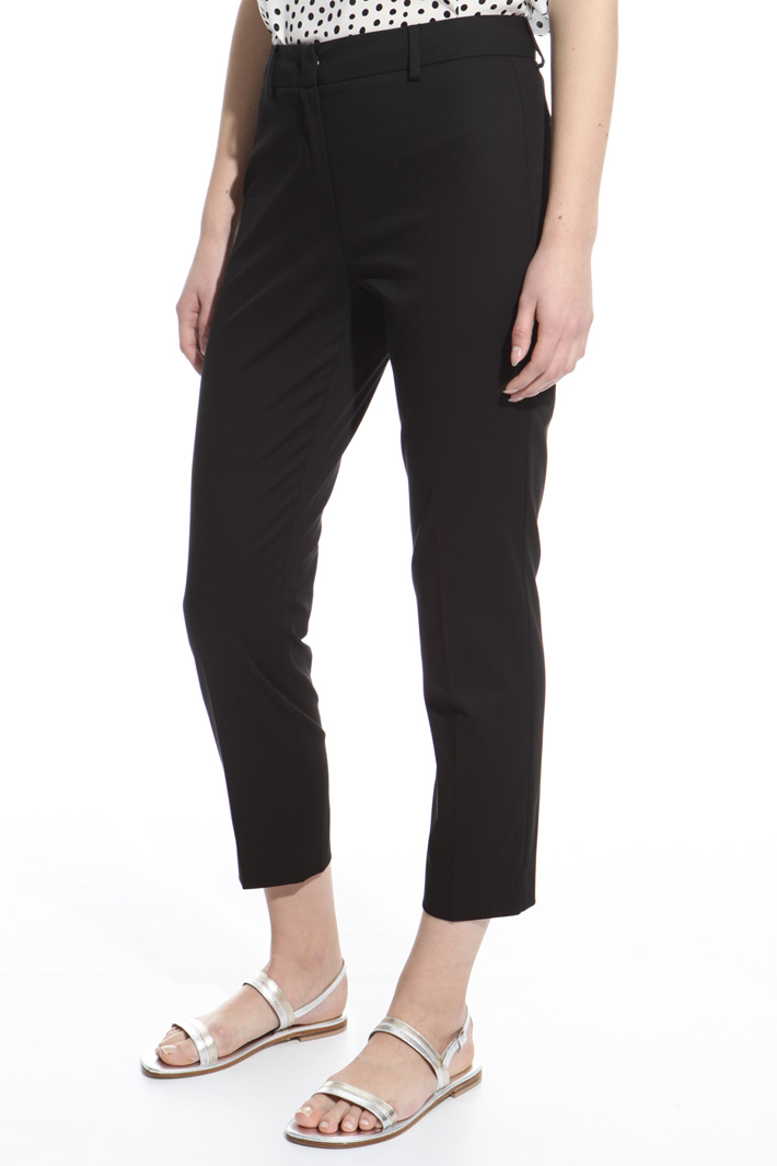Capri trousers in cotton Intrend Capri trousers in cotton Intrend