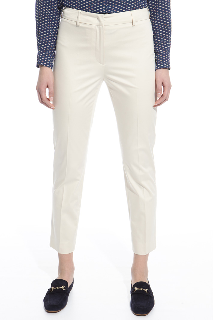 Capri trousers in cotton Intrend Capri trousers in cotton Intrend
