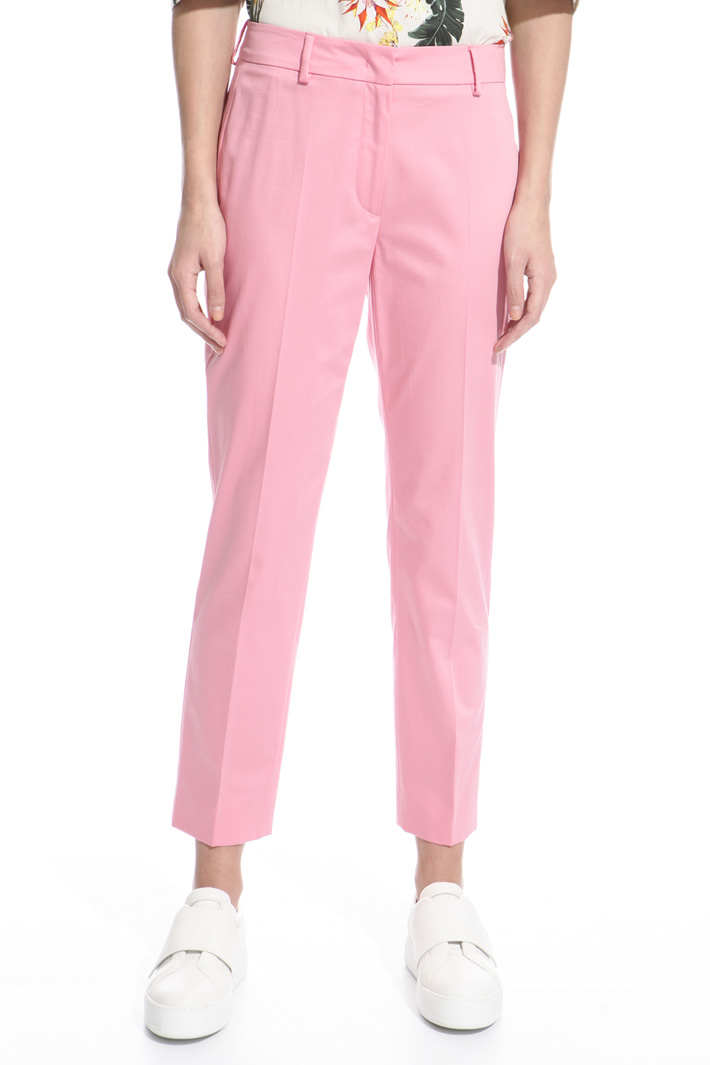 Capri trousers in cotton Intrend Capri trousers in cotton Intrend
