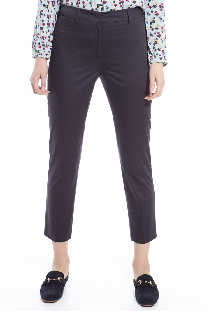 Capri trousers in cotton Intrend Capri trousers in cotton Intrend