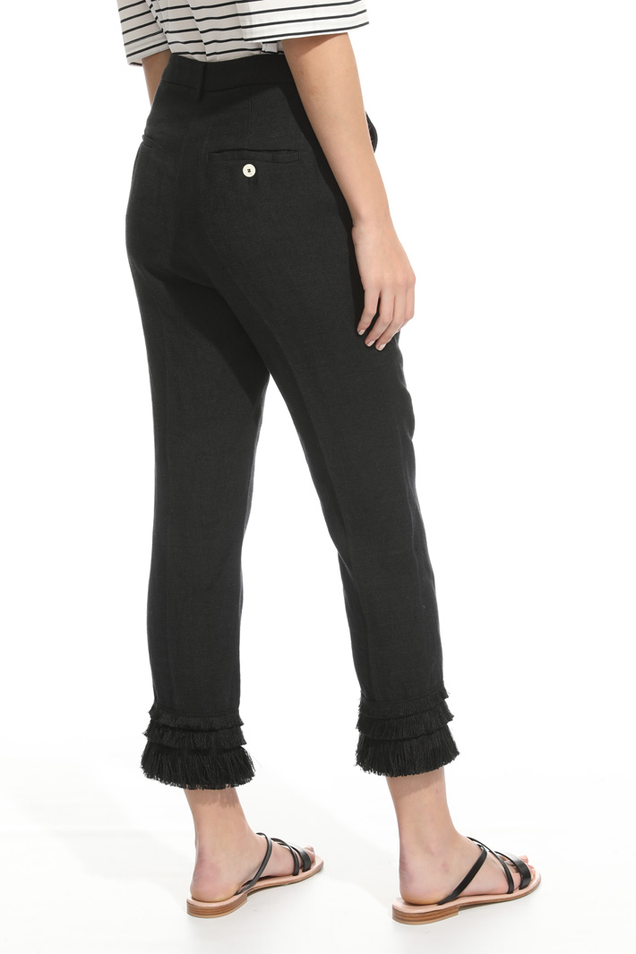 Fringed hem trousers Intrend Fringed hem trousers Intrend