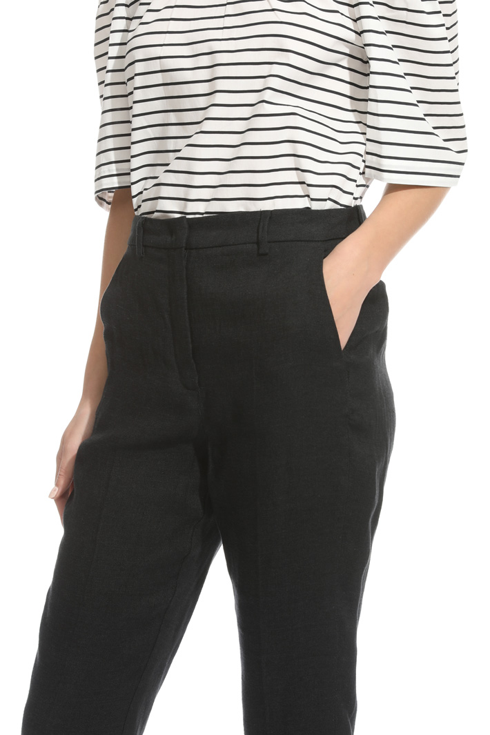 Fringed hem trousers Intrend Fringed hem trousers Intrend