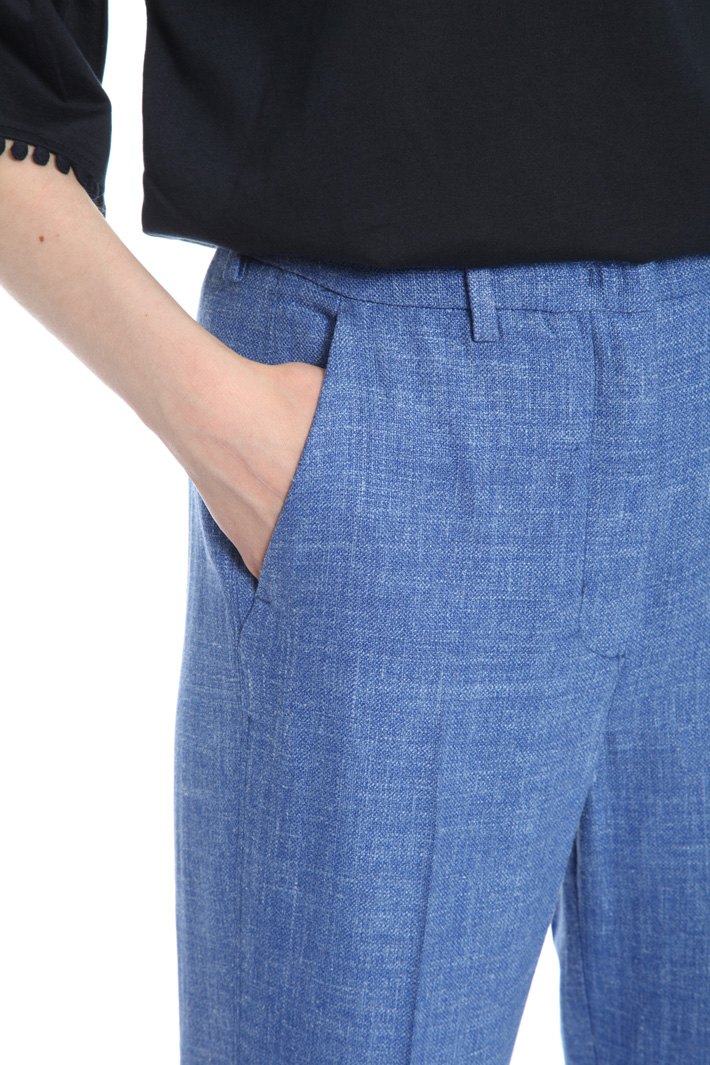 Fringed hem trousers Intrend Fringed hem trousers Intrend