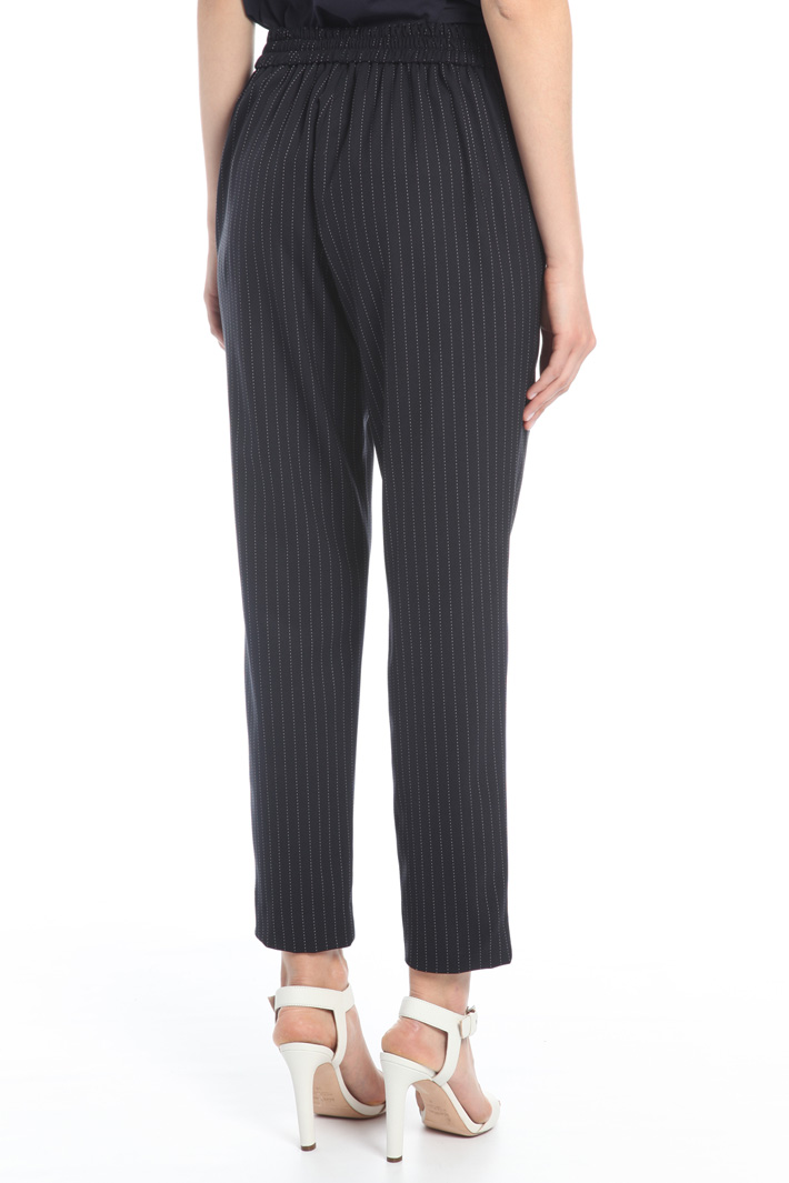 Pantalone gessato con coulisse Intrend Pantalone gessato con coulisse Intrend