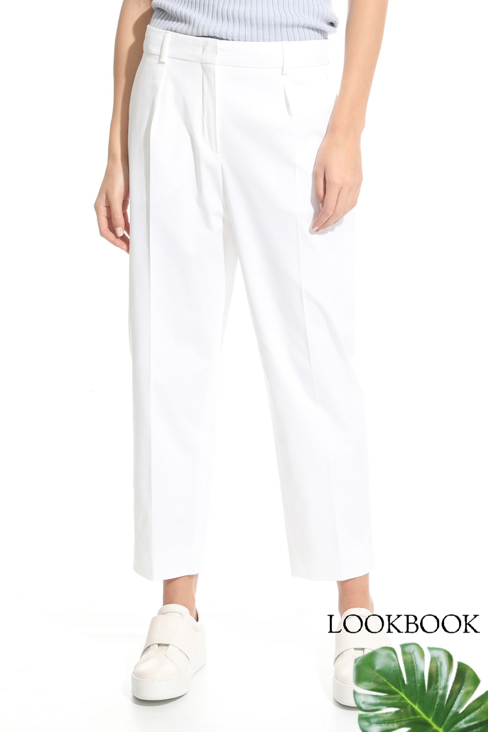 Pantalone cropped in gabardina Intrend Pantalone cropped in gabardina Intrend