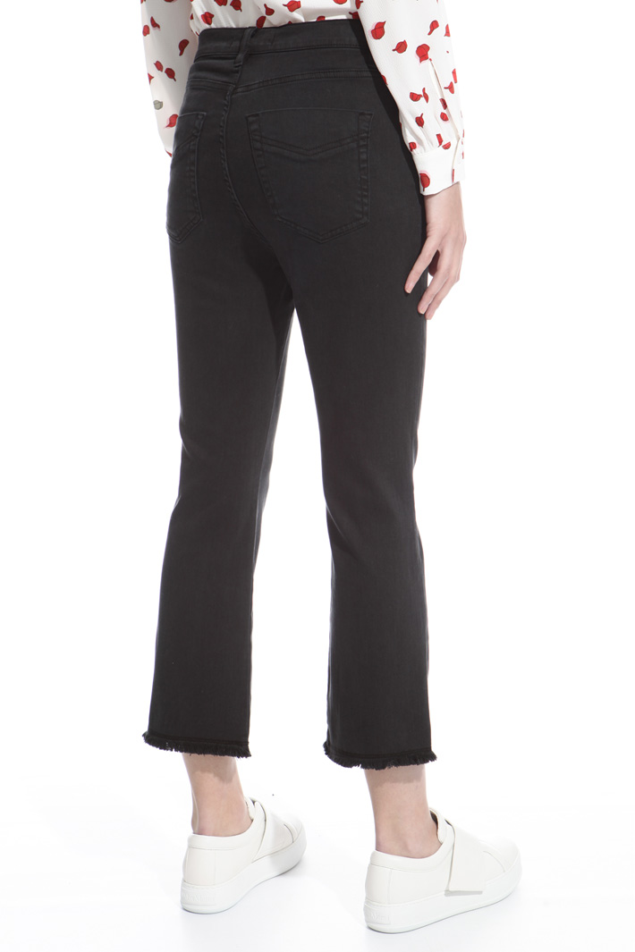 Fitted fringed trousers Diffusione Tessile Fitted fringed trousers Diffusione Tessile