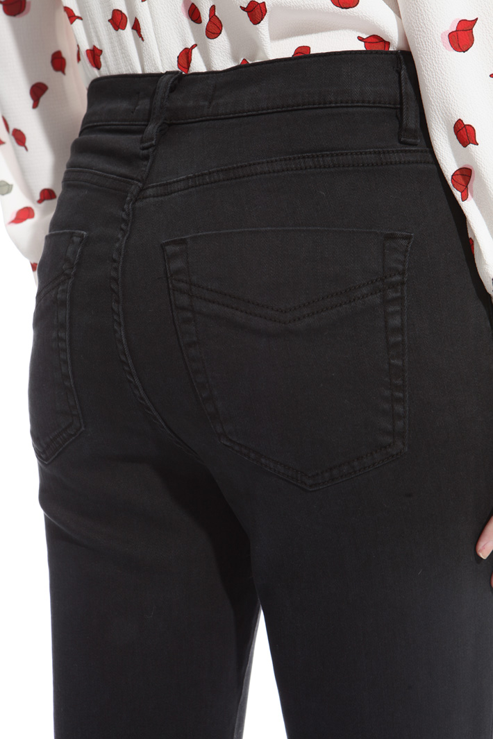 Fitted fringed trousers Diffusione Tessile Fitted fringed trousers Diffusione Tessile