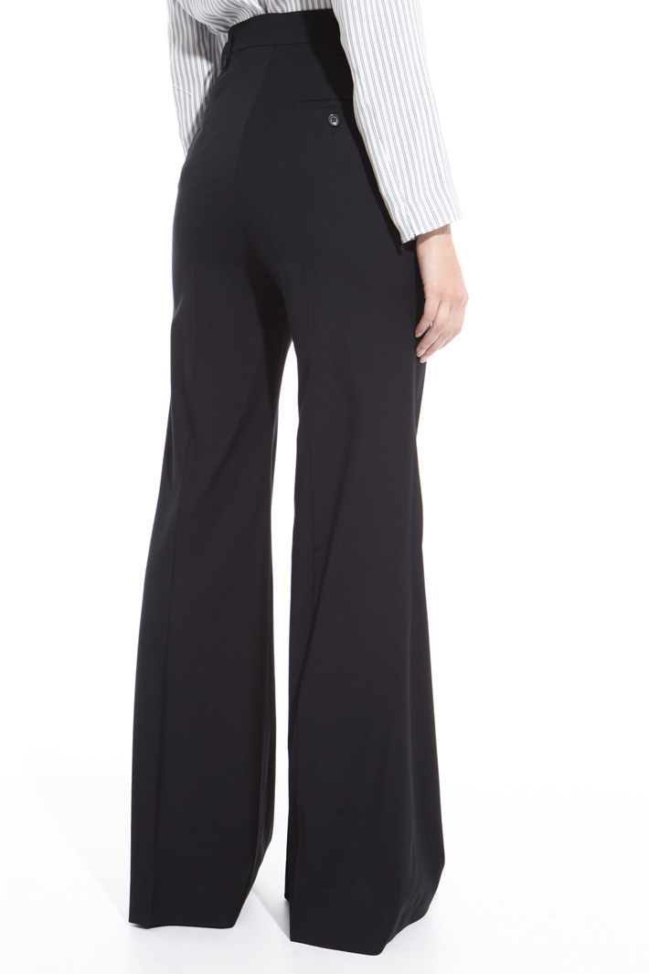 Flared wool blend trousers Intrend Flared wool blend trousers Intrend
