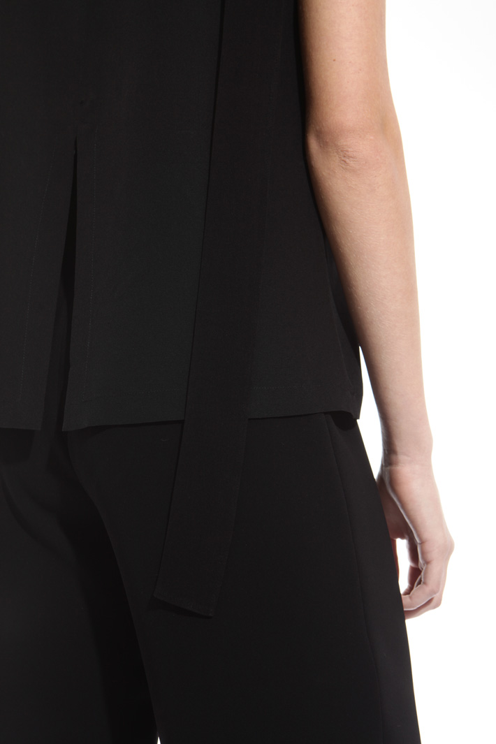 Top in crepe de chine di seta Intrend Top in crepe de chine di seta Intrend