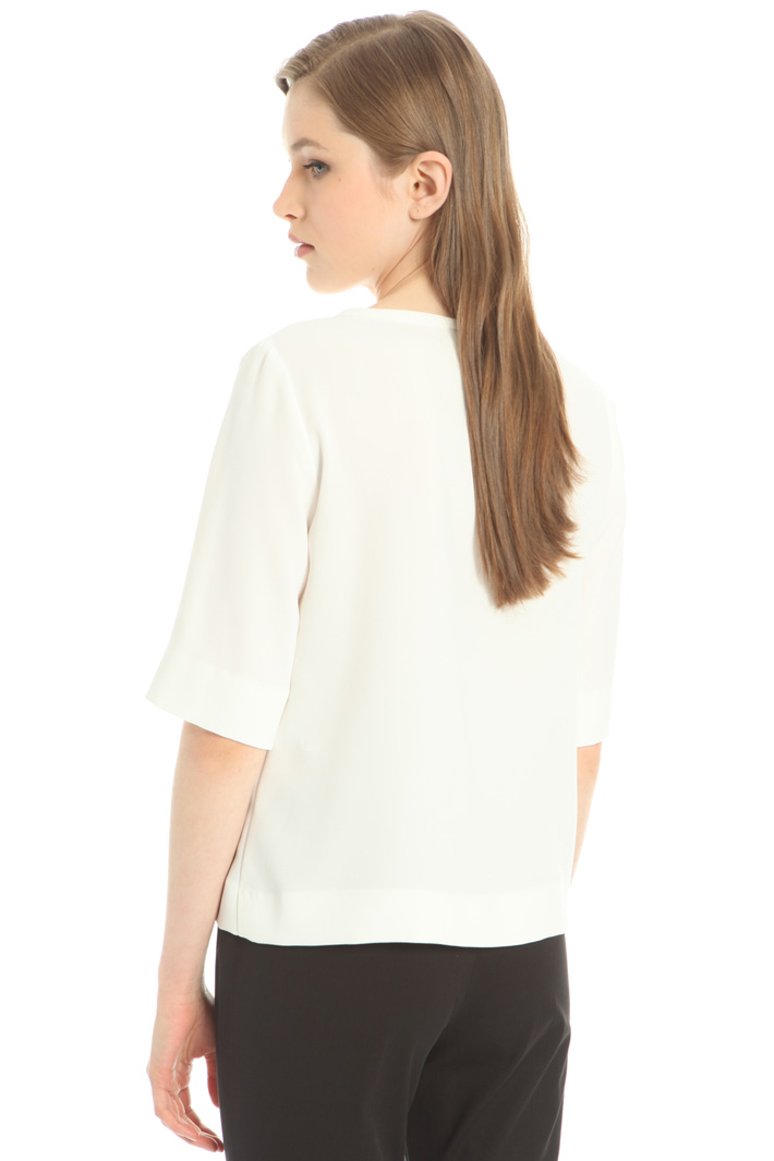 Teardrop neckline shirt Intrend Teardrop neckline shirt Intrend